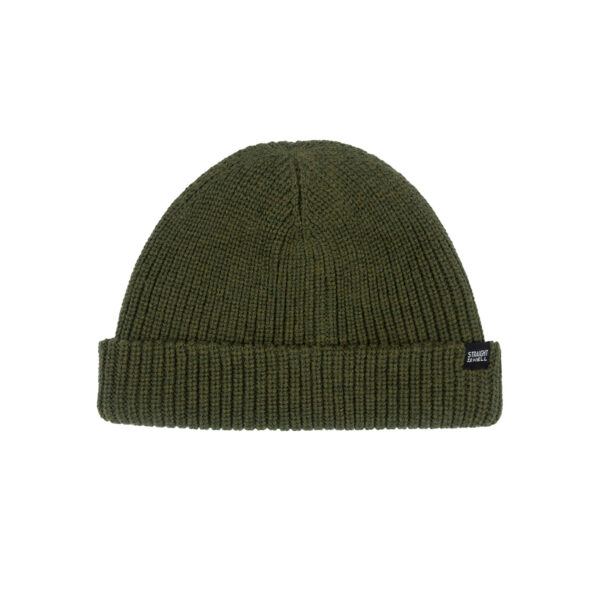 Wanderer - Green Cotton Short Beanie