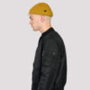 Wanderer - Mustard Yellow Cotton Short Beanie