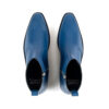 Richards - Blue Leather Zip Boots - Image 6