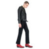Richards - Red Leather Zip Boots