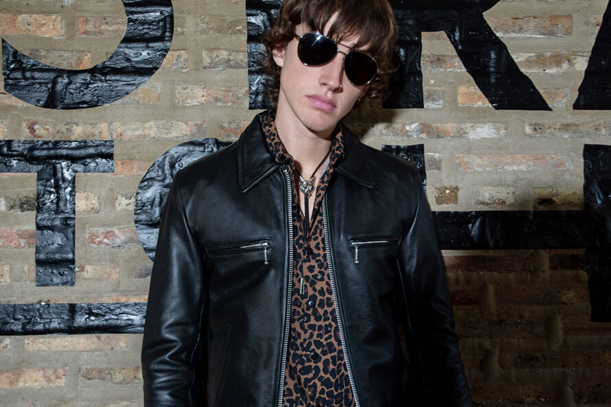 Idol Leather Jacket, cafe racer leather jacket