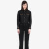 Brux – Studded Shirt (Women) The Brux features brass and gem studs along the collar, chest pockets, cuffs, and back.