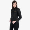 Brux – Studded Shirt (Women) The Brux features brass and gem studs along the collar, chest pockets, cuffs, and back.