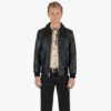 The Carolina is a western influenced leather jacket with durable elastic cuffs and waistband. It features symmetrical styling details and wide zippers.