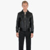 The Carolina is a western influenced leather jacket with durable elastic cuffs and waistband. It features symmetrical styling details and wide zippers.