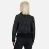 The Carolina is a western influenced leather jacket with durable elastic cuffs and waistband. It features symmetrical styling details and wide zippers.