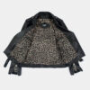 Commando Lightweight - Black and Silver Leather Jacket - New Modern Fit