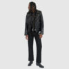 The Commando is our most traditional and recognizable leather jacket. The Commando Long fits longer in the body and sleeves, ideal for tall men.