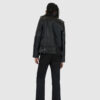 The Commando is our most traditional and recognizable leather jacket. The Commando Long fits longer in the body and sleeves, ideal for tall men.