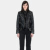 The Vegan Commando is made from our custom STH Vegan Leather™ and for those who prefer a quality leather substitute. The Modern fit vegan leather jacket.