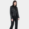 The Vegan Commando is made from our custom STH Vegan Leather™ and for those who prefer a quality leather substitute. The Modern fit vegan leather jacket.