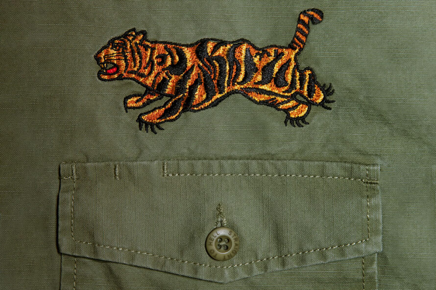 Flying Tiger – Vintage-Inspired Embroidered Shirt