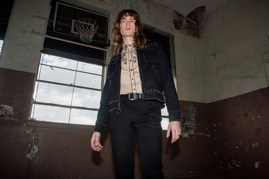 Discobeat studded jacket