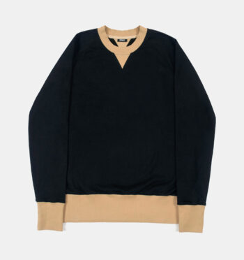 Ringer – Black and Camel Sweatshirt
