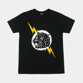 Slow down, little jaguar. For the fast boys and spitfire girls. See you at the finish line. Short sleeve t-shirt made from soft cotton. Printed in Chicago.
