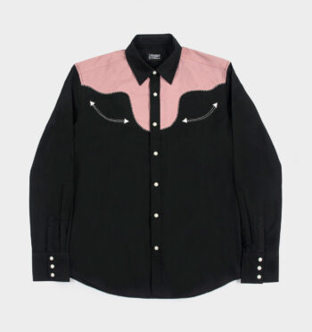 The Stay Free is back in a new black and pink color style. This is a long-sleeve button up western shirt and made from our favorite twill cotton.