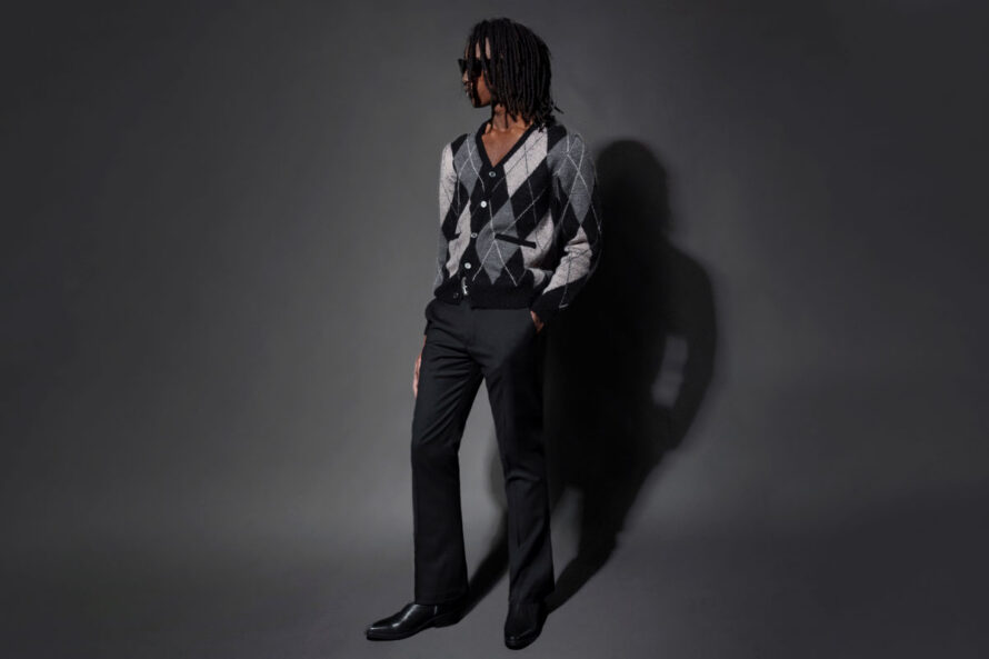 Jones – Black – Slim Fit Flare Pants