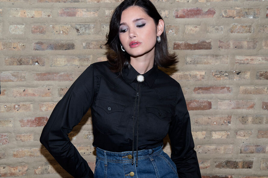 Lost Highway – Milky Quartz Bolo Tie