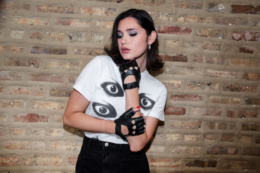Heart Attack Leather Gloves