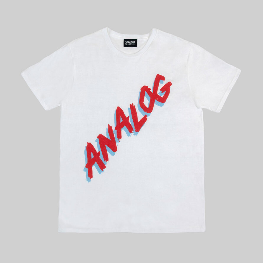 Make a statement with our Analog t-shirt and take the wayback machine back to another time: the analog time. Short sleeve t-shirt made from soft cotton. Printed in-house in Chicago. This is our Everyday fit.