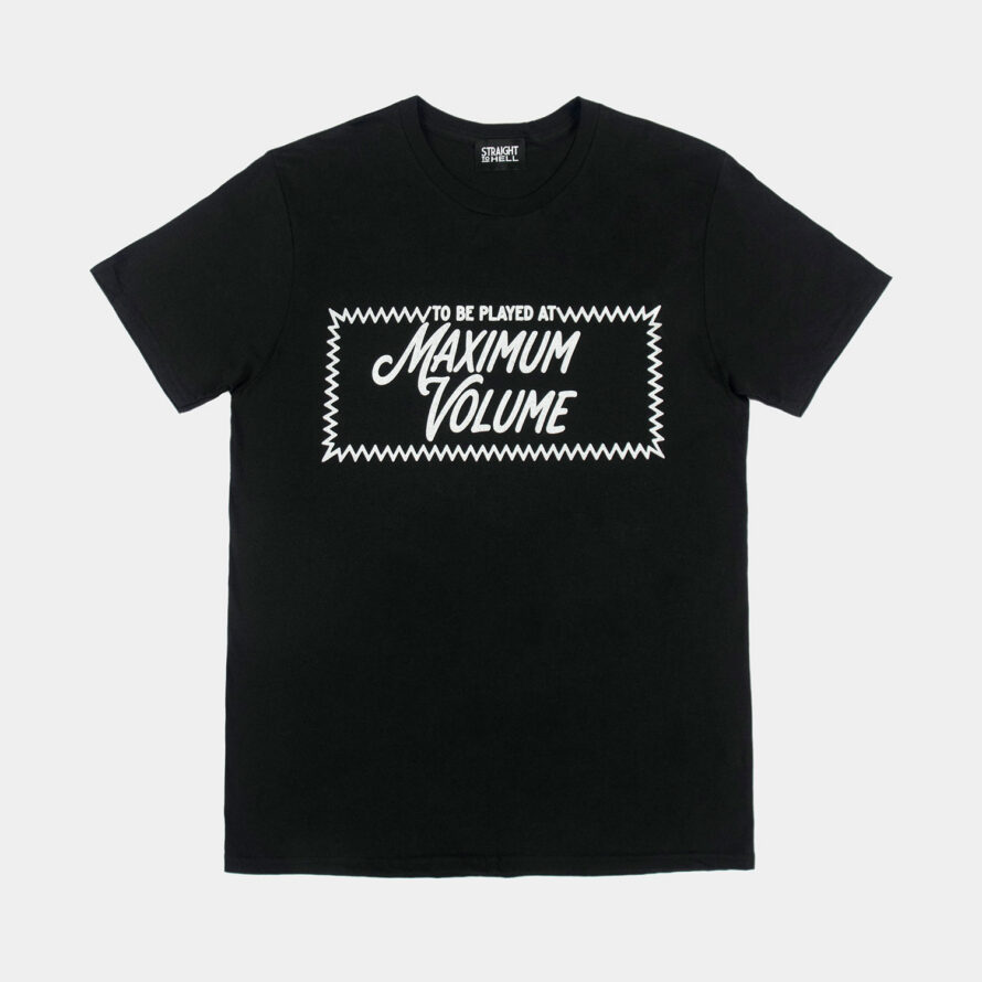 To be played at maximum volume. Your clothing soundtrack starts here. Short sleeve t-shirt made from soft cotton. Printed in-house in Chicago. This is our Everyday fit. If unsure of your size, email or DM so we can assist. Everyday fit: standard fit. Men can wear your usual size. Women can also wear in a unisex fit by sizing down one time. Water-based ink washes to a vintage look and feel. Printed in Chicago, Illinois, USA. 100% cotton. Machine wash cold with like colors and tumble dry low. Imported t-shirt. Model is 6 ft 1 in / 185 cm and wearing size M.