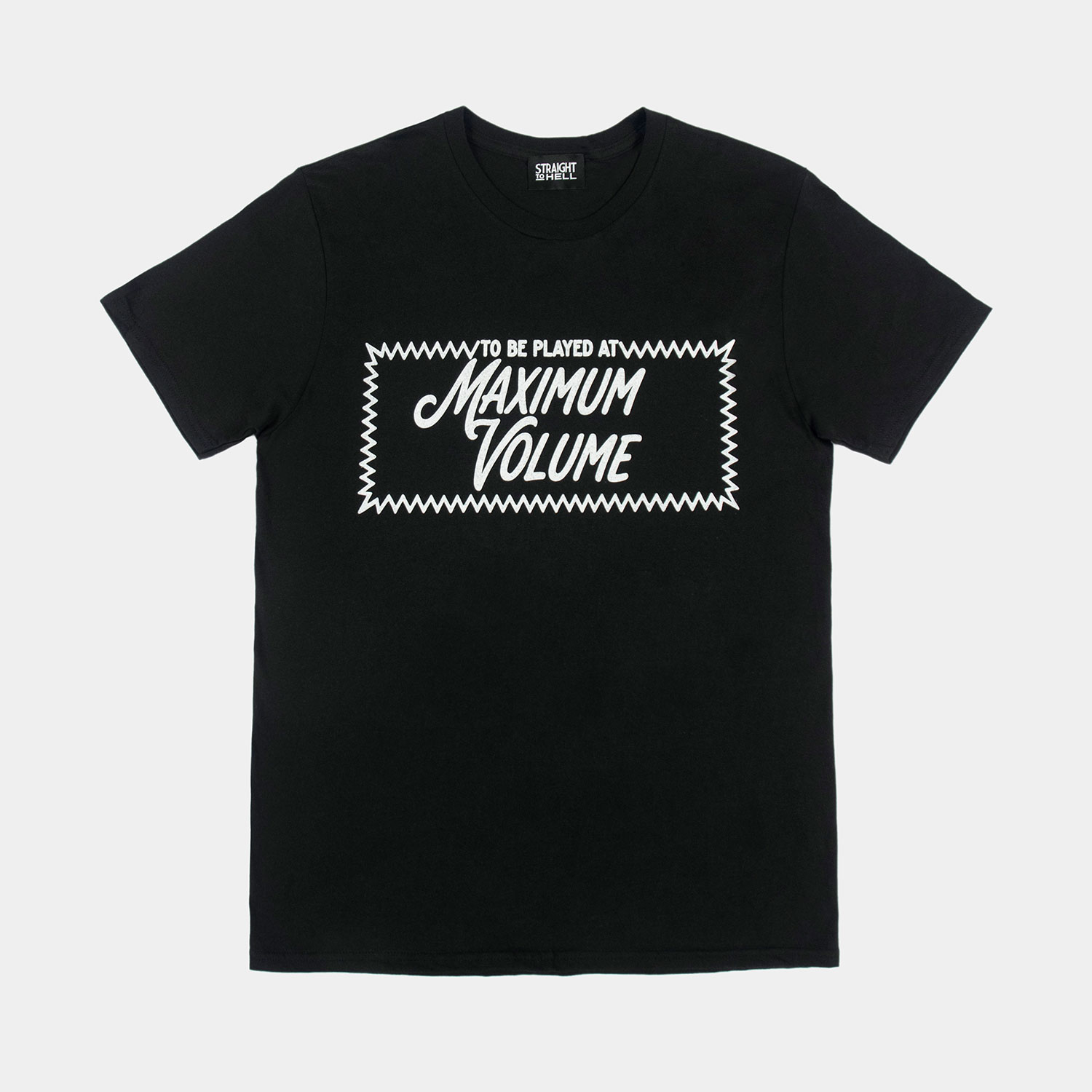 To be played at maximum volume. Your clothing soundtrack starts here. Short sleeve t-shirt made from soft cotton. Printed in-house in Chicago. This is our Everyday fit. If unsure of your size, email or DM so we can assist. Everyday fit: standard fit. Men can wear your usual size. Women can also wear in a unisex fit by sizing down one time. Water-based ink washes to a vintage look and feel. Printed in Chicago, Illinois, USA. 100% cotton. Machine wash cold with like colors and tumble dry low. Imported t-shirt. Model is 6 ft 1 in / 185 cm and wearing size M.